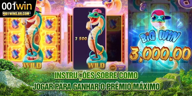 Instruções sobre como jogar para ganhar o prêmio máximo