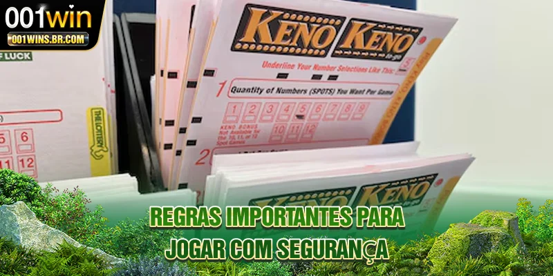 Regras importantes para jogar com segurança