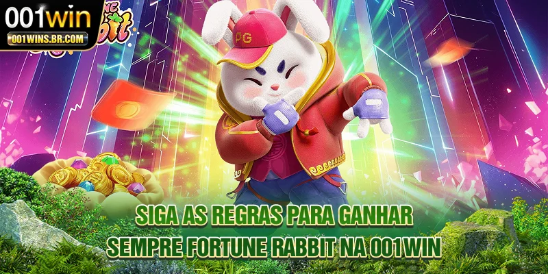 Siga as regras para ganhar sempre Fortune Rabbit na 001WIN