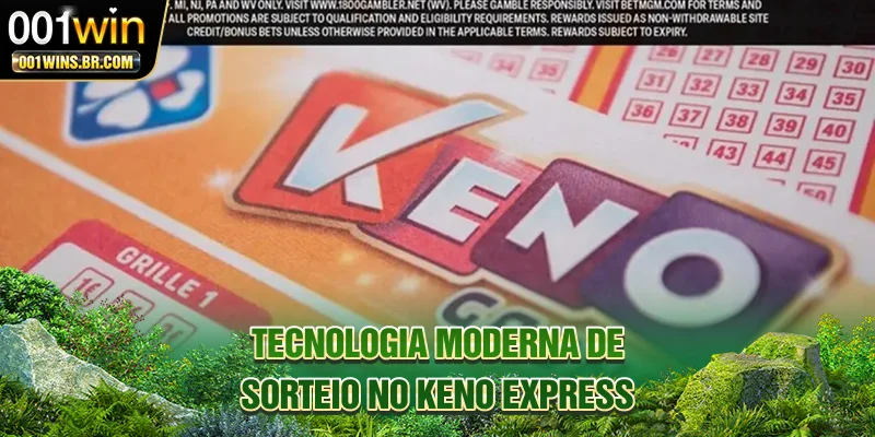 Tecnologia moderna de sorteio no Keno Express